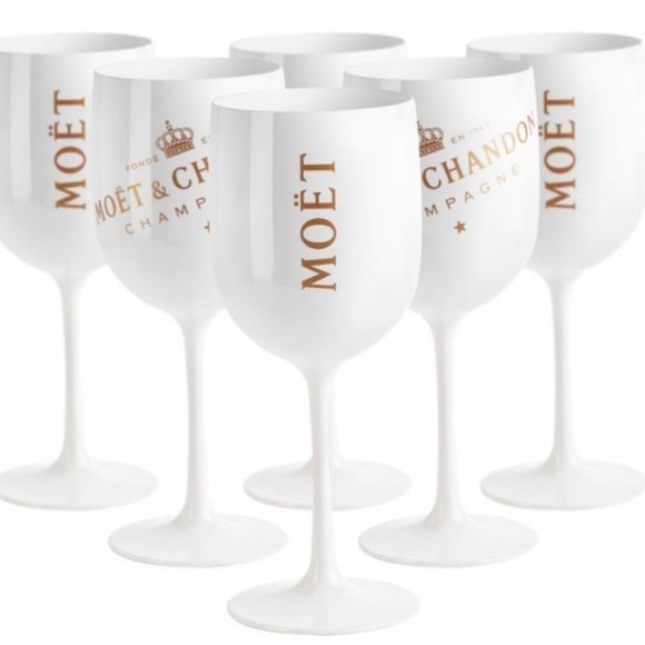 Moet Other - New Set of 6 Moet chandon Ice imperial Champagne Goblet Wine Glasses